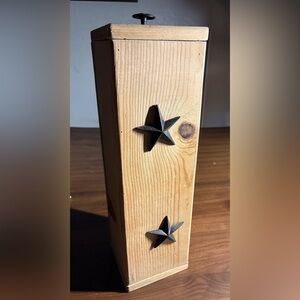 Wooden Decor with Star Accents